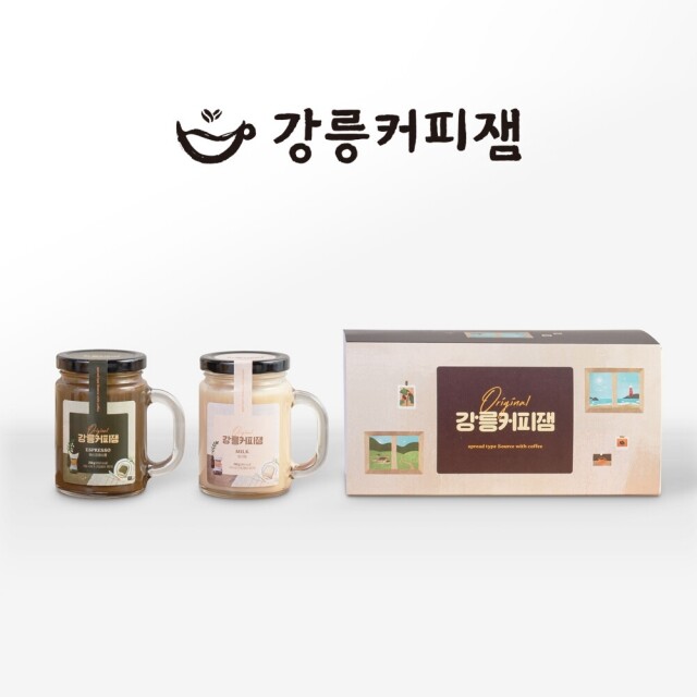 강릉커피빵,강릉커피잼세트(에스프레소맛+밀크맛)